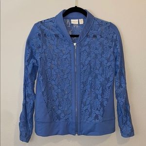 Chico’s Collection - lace zip up